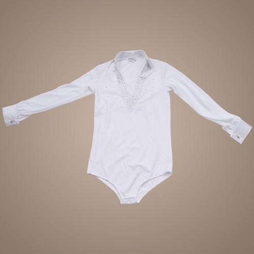 Black red Boy's Latin Dance Shirt Classical Latin Ballroom Dancing white Colors 110-160cm Wholesale waltz shirt chacha